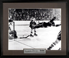 Load image into Gallery viewer, Bobby Orr “The Goal” Framed Photo (Engraved Series)
