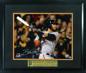 Brandon Crawford Autographed Framed Photograph