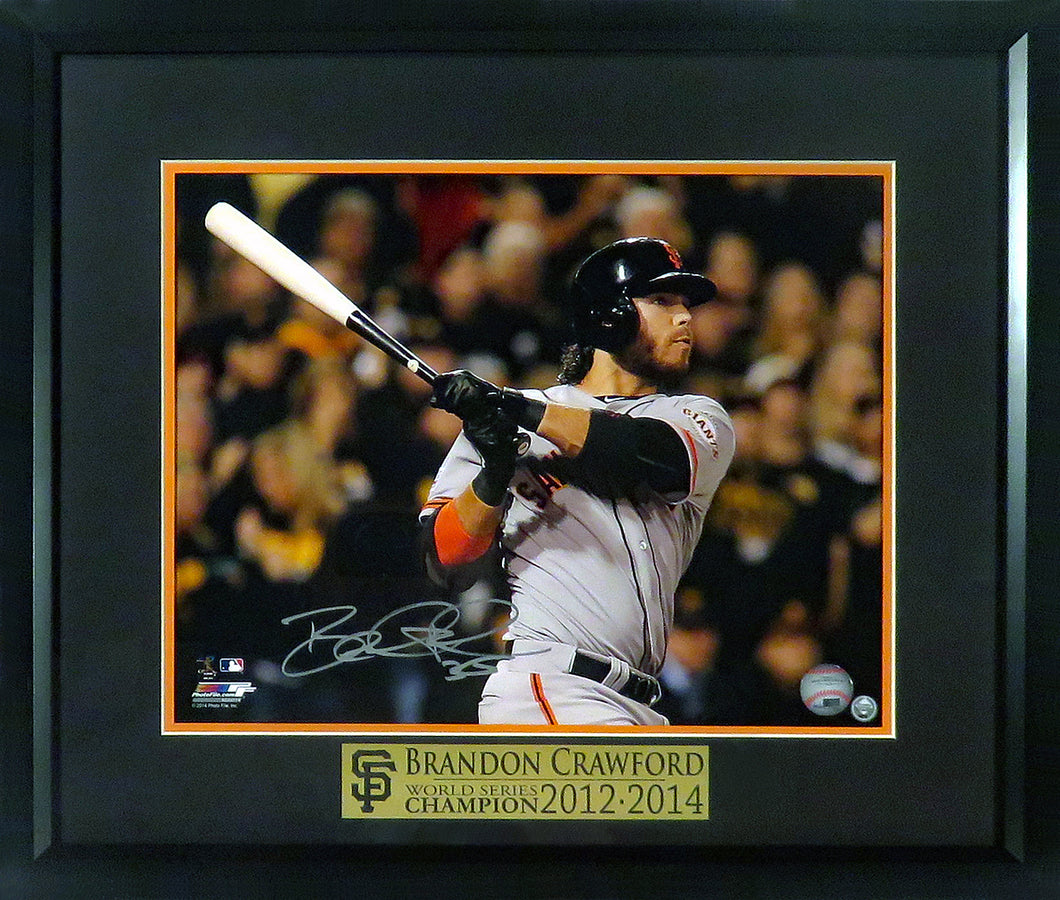 Brandon Crawford Autographed Framed Photograph