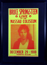 Load image into Gallery viewer, Bruce Springsteen Framed Concert Poster (Engraved Series)
