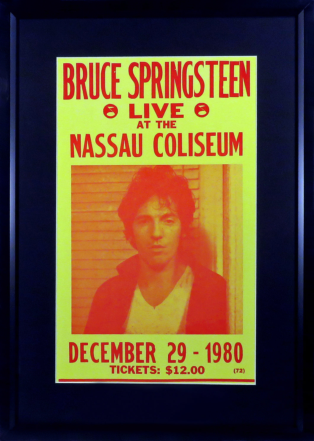 Bruce Springsteen Framed Concert Poster (Engraved Series)