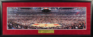 Chicago Bulls "United Center NBA Finals" Framed Panoramic