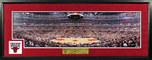 Chicago Bulls "United Center NBA Finals" Framed Panoramic