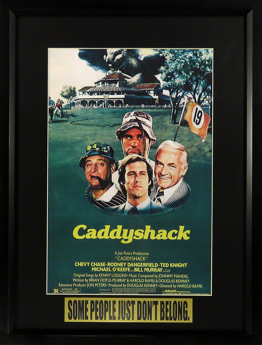Caddyshack Movie Mini-Poster Framed