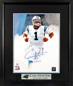 Cam Newton Autographed “Superman” 11x14 Framed Photograph