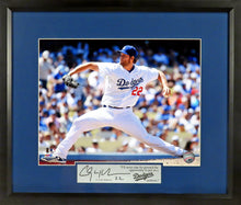 Load image into Gallery viewer, Los Angeles Dodgers Clayton Kershaw Framed Photograph (Engraved Series)
