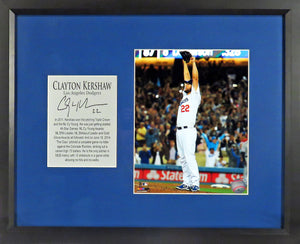 Clayton Kershaw Autographed Los Angeles Dodgers Jersey Framed