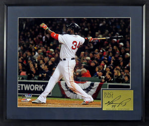 Boston Red Sox David Ortiz Framed Photograph (Engraved Series)