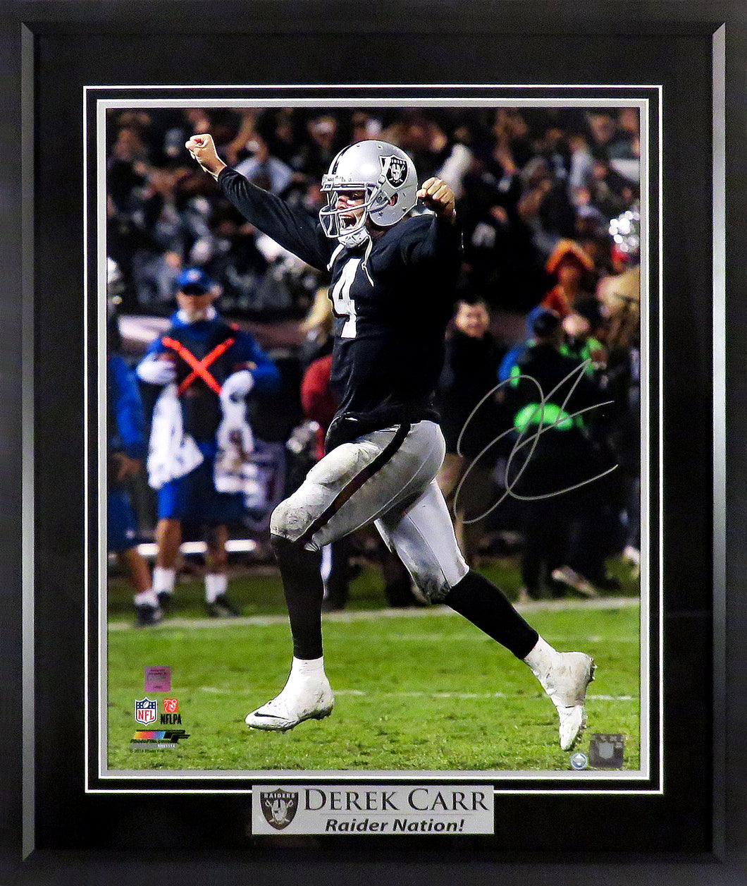 Derek Carr Autographed Framed Photograph