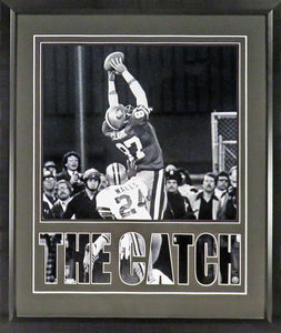 Dwight Clark “The Catch” Photograph Impact Display (Engraved Series)