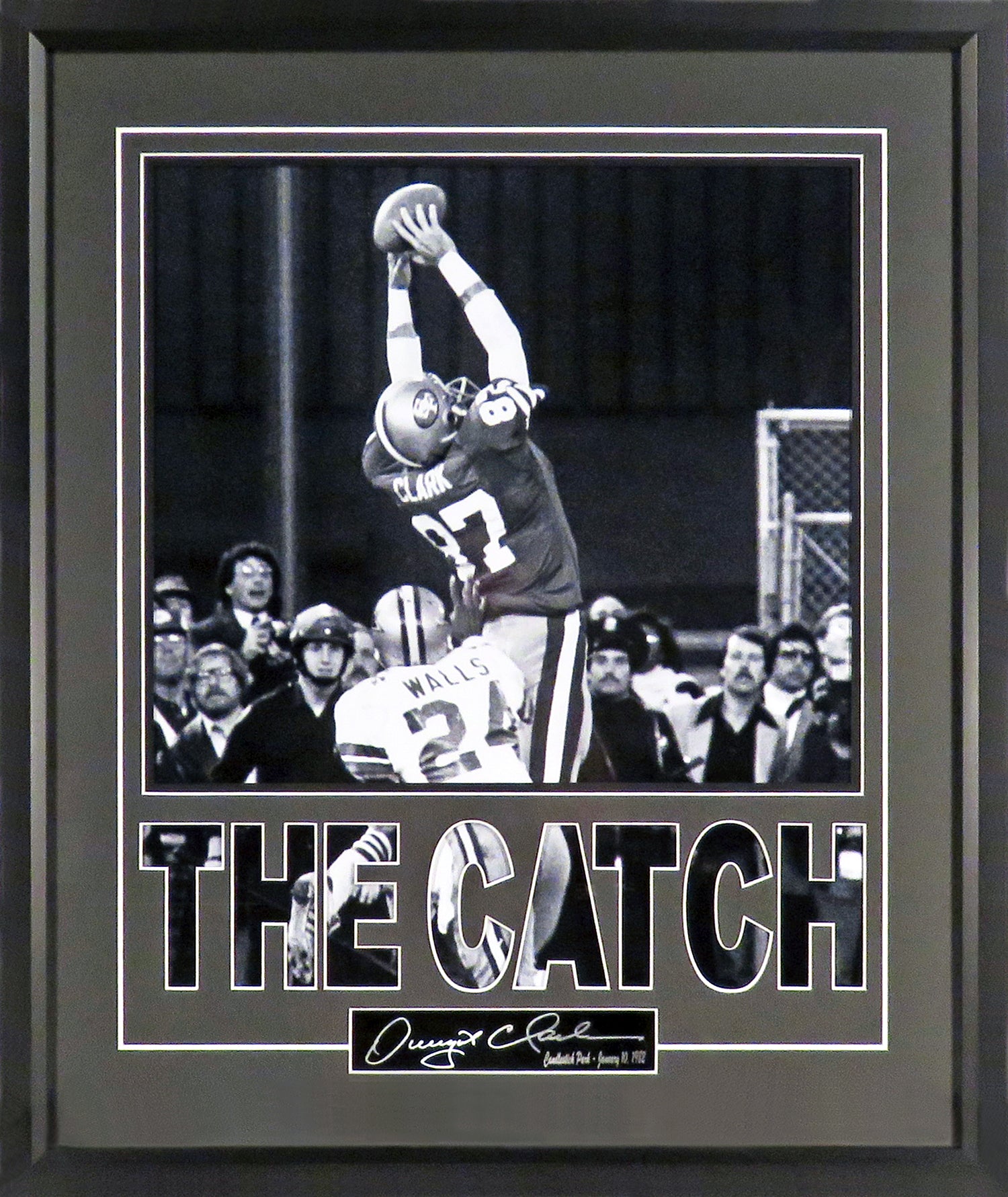 Dwight Clark 1981 NFC Championship Catch San Francisco 49ers 8x10 Framed  Photo