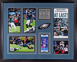 Eagles SB LII Champions Framed Collage Display