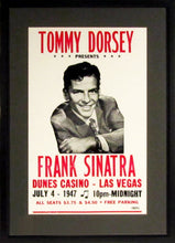 Load image into Gallery viewer, Frank Sinatra Framed Concert Poster (Engraved Series)
