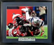 Load image into Gallery viewer, Julian Edelman &quot;SB TD Catch&quot; Framed Photograph (Engraved Series)
