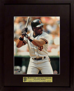 San Francisco Giants Kevin Mitchell "Humm Baby" Framed Photograph