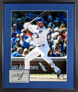 Chicago Cubs Kris Bryant “CHAMP & MVP” Framed Photo (Engraved Series)