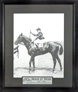 Man o’ War "#1 Horse" Framed Photograph