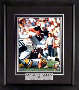 Marcus Allen Autographed "Raiders" 8x10 Framed Photograph