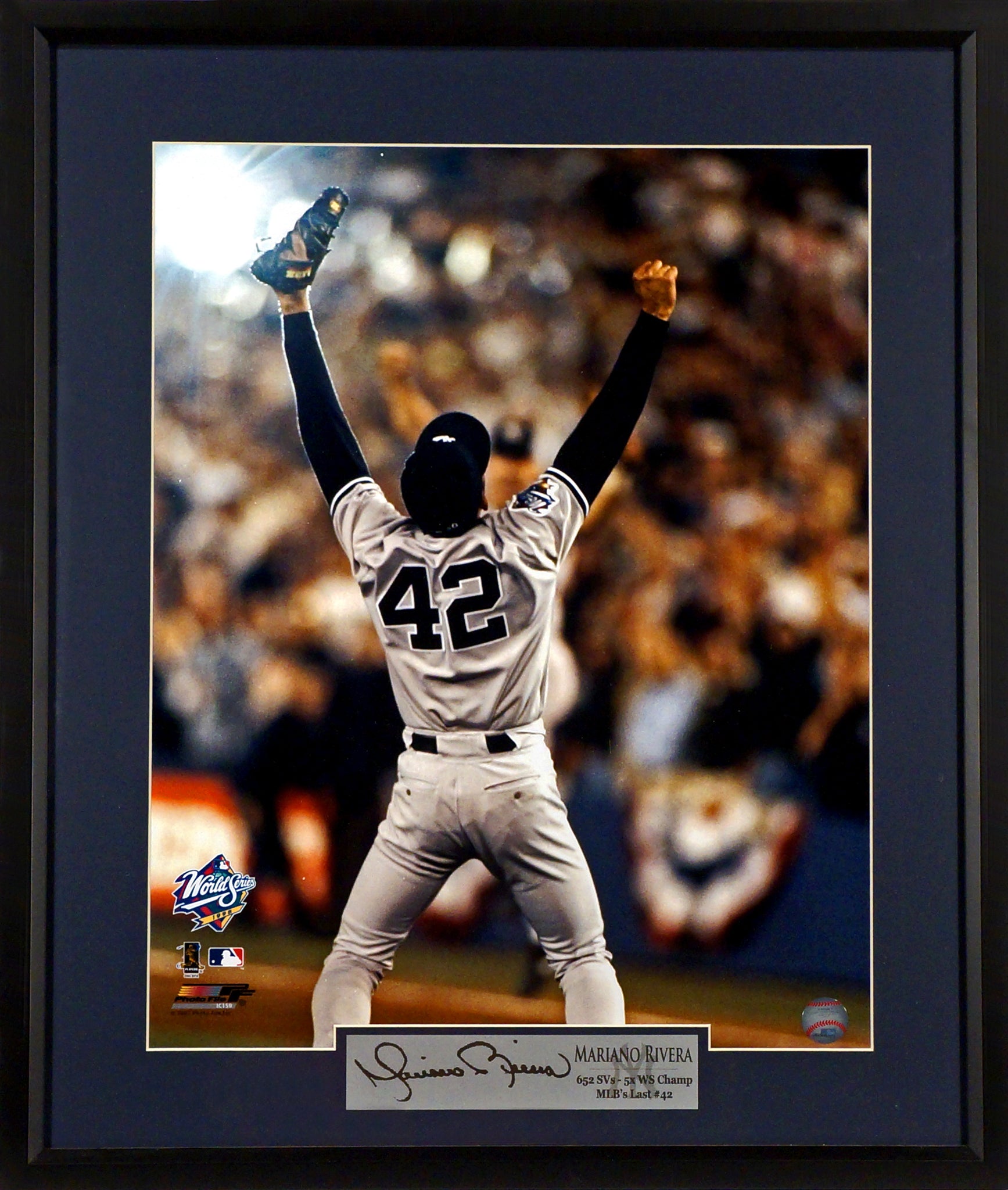 New York Yankees Mariano Rivera Last 42 Framed Photograph