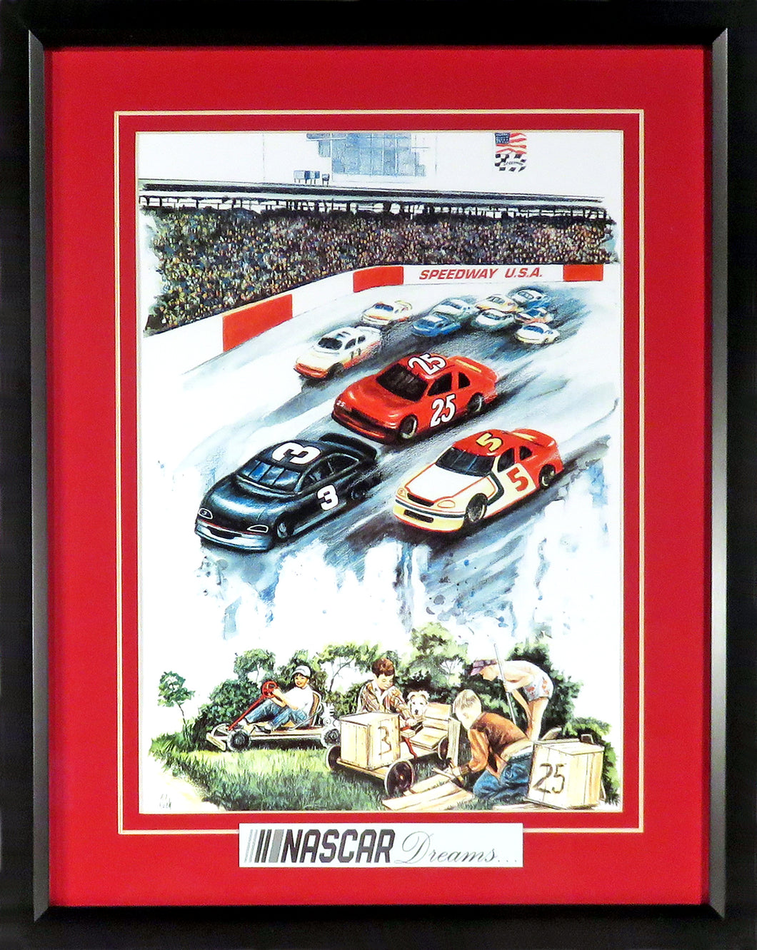 Nascar Dreams Framed Display