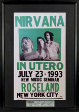 Load image into Gallery viewer, Nirvana @ Roseland NYC Framed Concert Poster (Engraved Series)
