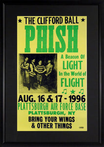 Phish "The Clifford Ball" Framed Concert Poster (Engraved Series)