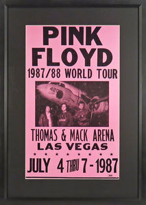 Pink Floyd Framed Concert Poster (Engraved Series)