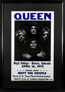 Queen Framed Concert Poster (Engraved Series)