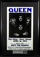 Load image into Gallery viewer, Queen Framed Concert Poster (Engraved Series)
