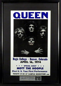 Queen Framed Concert Poster (Engraved Series)