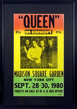 Load image into Gallery viewer, Queen @ Madison Garden Concert Framed (Engraved + Impact Series)

