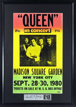 Load image into Gallery viewer, Queen @ Madison Garden Concert Framed (Engraved + Impact Series)
