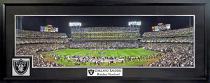 Raiders "Oakland Coliseum" Panoramic Framed