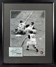 Load image into Gallery viewer, Pittsburgh Pirates Roberto Clemente “Sliding Home” Framed Photo (Engraved Series)
