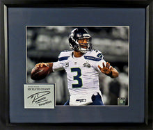 Load image into Gallery viewer, Russell Wilson &quot;Spotlight&quot; Framed Photo Engraved Series

