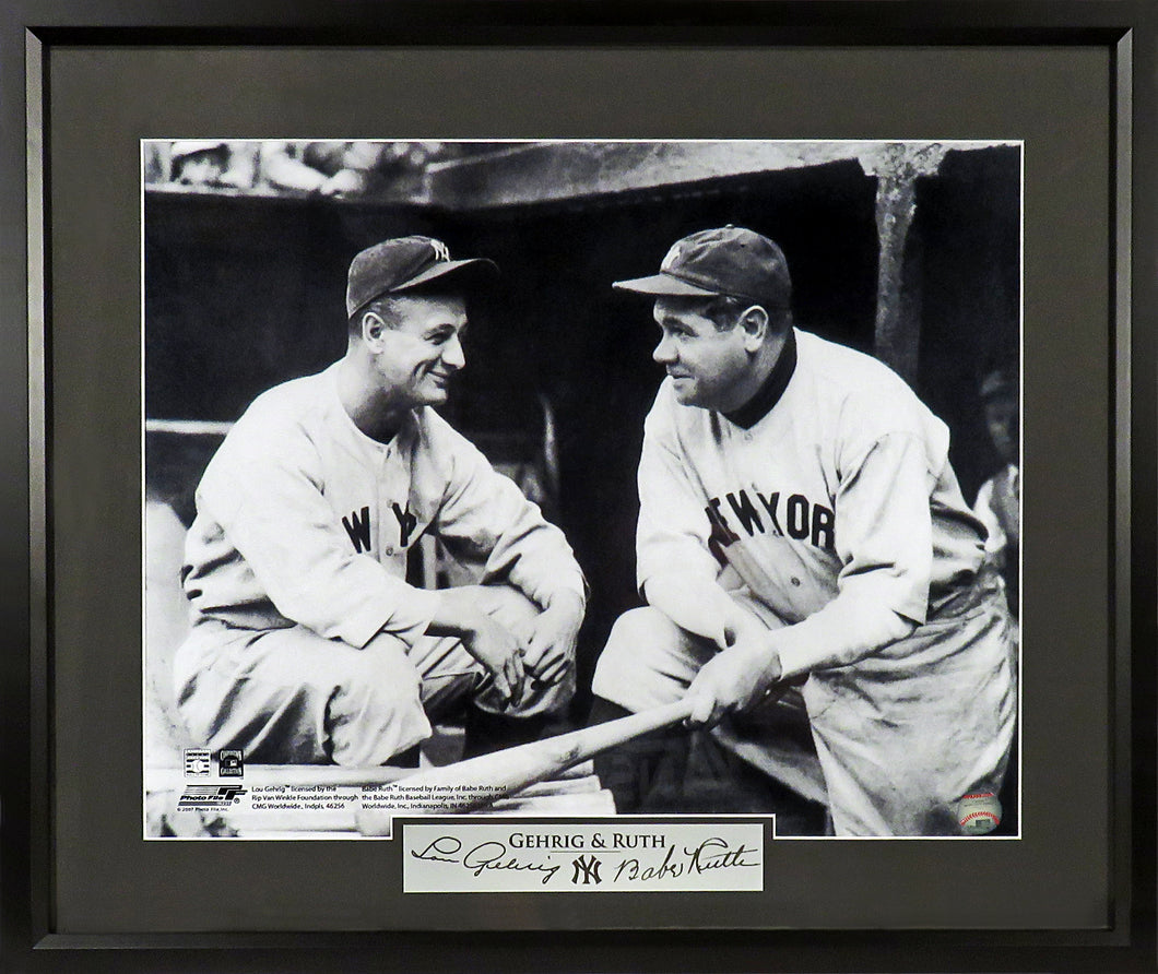 Babe Ruth & Lou Gehrig 