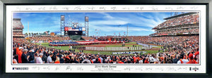 San Francisco Giants "AT&T Park 2014 World Series" Panoramic Framed (w/ Facsimile Signatures) Framed
