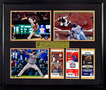 Load image into Gallery viewer, San Francisco Giants “ World Series Champions 2010-2012-2014&quot; Framed Dynasty Display (w/Replica Game Day Tickets)
