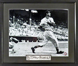 St. Louis Cardinals Stan Musial "Stan the Man" Framed Photograph (Engraved Series)