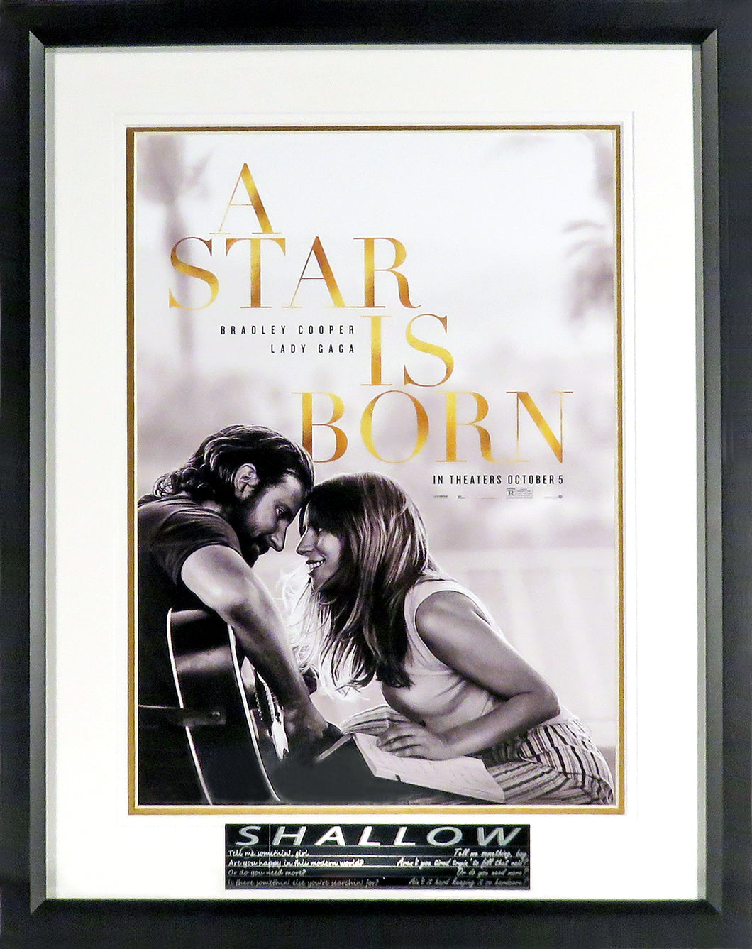 A Star Is Born Movie Mini-Poster Framed