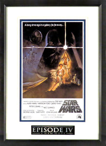 Star Wars Episode IV "A New Hope" Movie Mini-Poster Framed