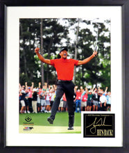 Load image into Gallery viewer, Tiger Woods &quot;2019 Masters Champion&quot; Framed Photograph (Engraved Series)
