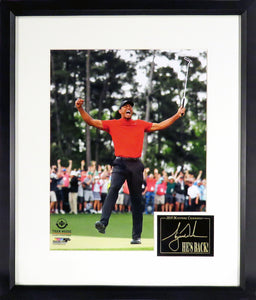 Tiger Woods "2019 Masters Champion" Framed Photograph (Engraved Series)