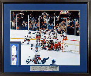 USA Hockey 1980"Miracle on Ice" Framed Photo Framed (Engraved Series)