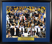 Load image into Gallery viewer, Golden State Warriors  &quot;2017 FINALS CHAMPIONS&quot; Framed Photograph
