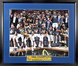 Golden State Warriors "2018 FINALS CHAMPIONS" Framed Photograph