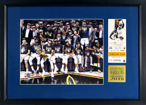 Golden State Warriors "2018 FINALS CHAMPIONS" Framed Photograph