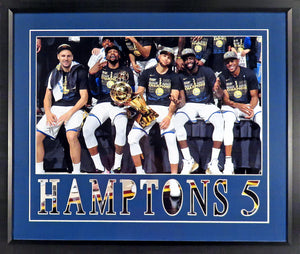 Golden State Warriors "Hamptons 5" 16x20 Framed Photograph (Impact Series)