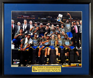 Golden State Warriors "2015 FINALS CHAMPIONS" Framed Photograph