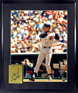 SF Giants Will Clark "The Thrill" Framed Photograph (Engraved Series)